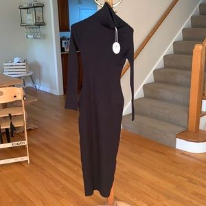 Petal and Pup, long sleeve black turtleneck dress